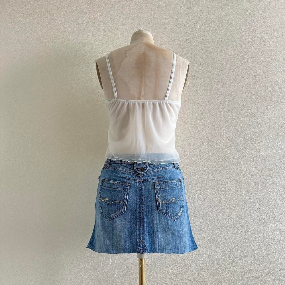 handmade white sheer camisole - Picture 4 of 8